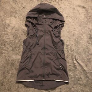 Lululemon Athletica Black Hooded Vest